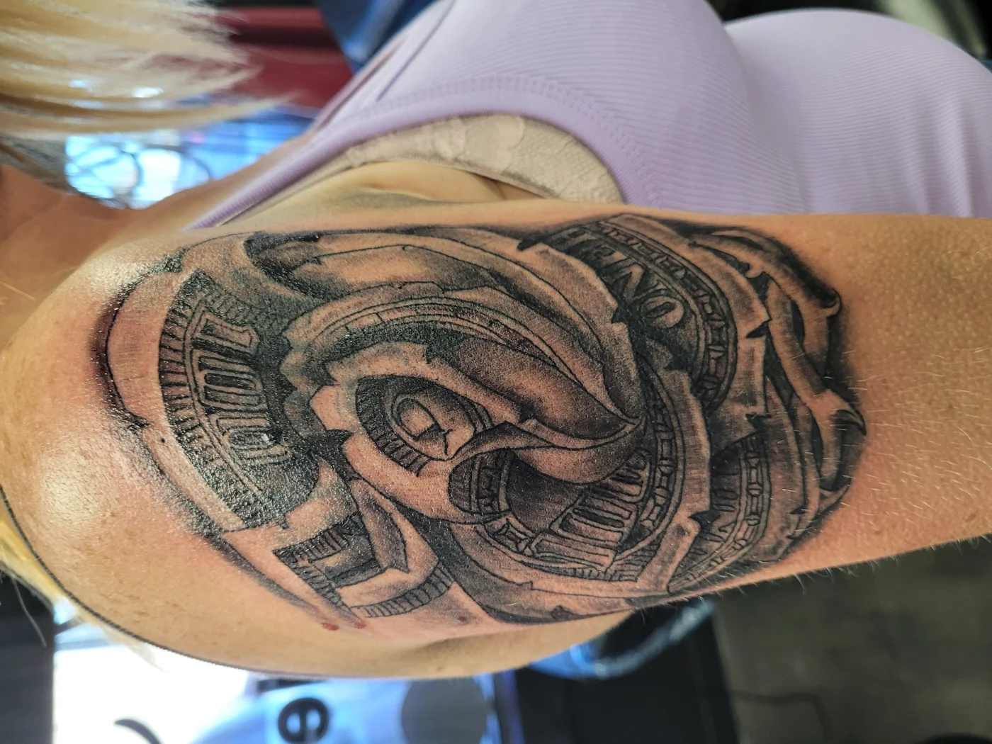 Joshua Cole — painting in the studio — studio reel preview — Work of Art Tattoo Las Vegas