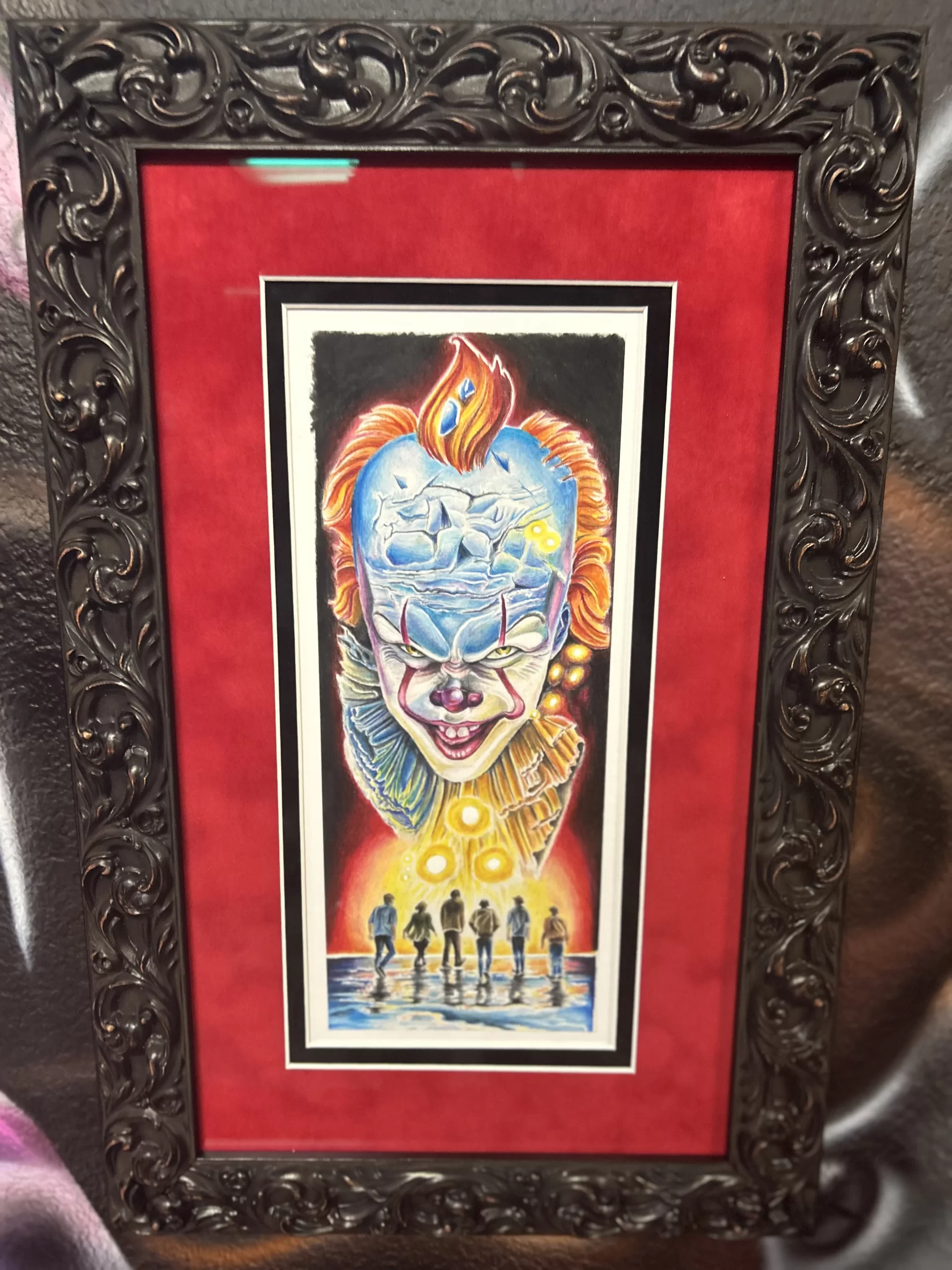 Prismacolor on Bristol paper — Joshua Cole original art, Work of Art Las Vegas, Work of Art Tattoo & Piercing, Las Vegas