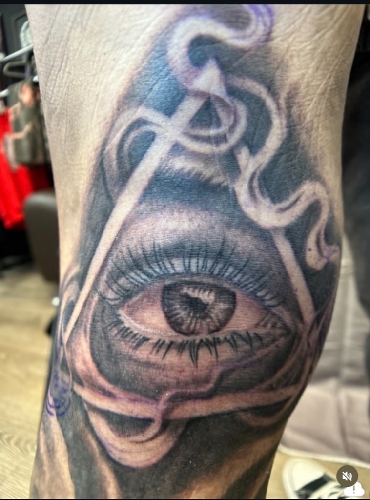 Katelyn Cole preparing sterile piercing setup — Work of Art Las Vegas